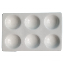 6/12 hole porcelain drip plate white reaction vessel chemistry laboratory equipment chemical reaction